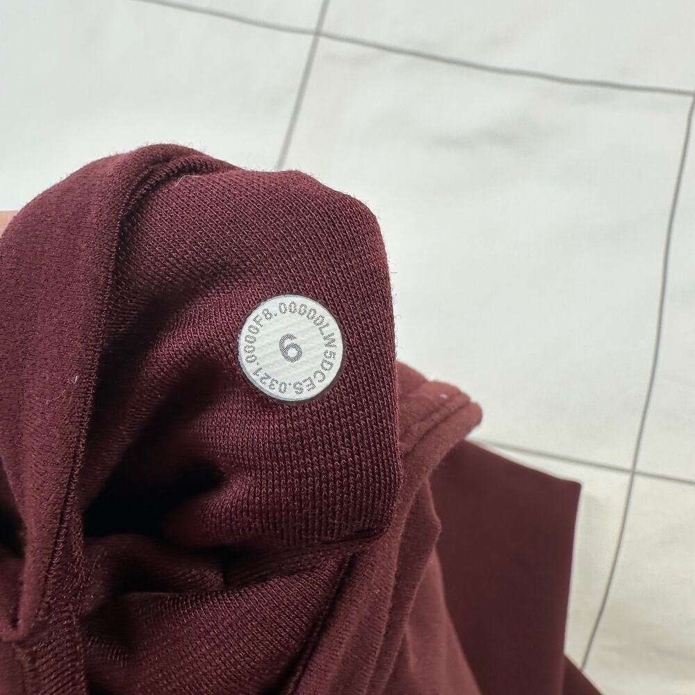 Lululemon Leggings Womens 6 Align High Rise Pockets 25" Red Merlot Yoga Pilates - Picture 6 of 12